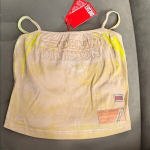 Diesel Distressed Crop Top